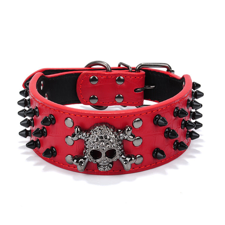 Awesome Skull Stud Dog Collar - Juhami Store