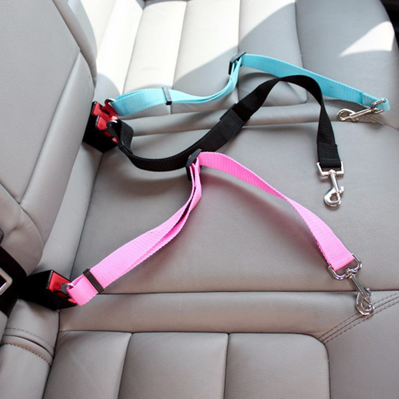 Retractable Dog Car Safety Belt.