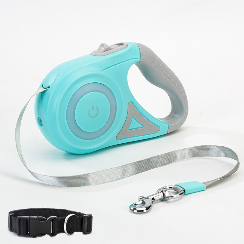 Amazing Retractable Dog Leash & Collar Set.