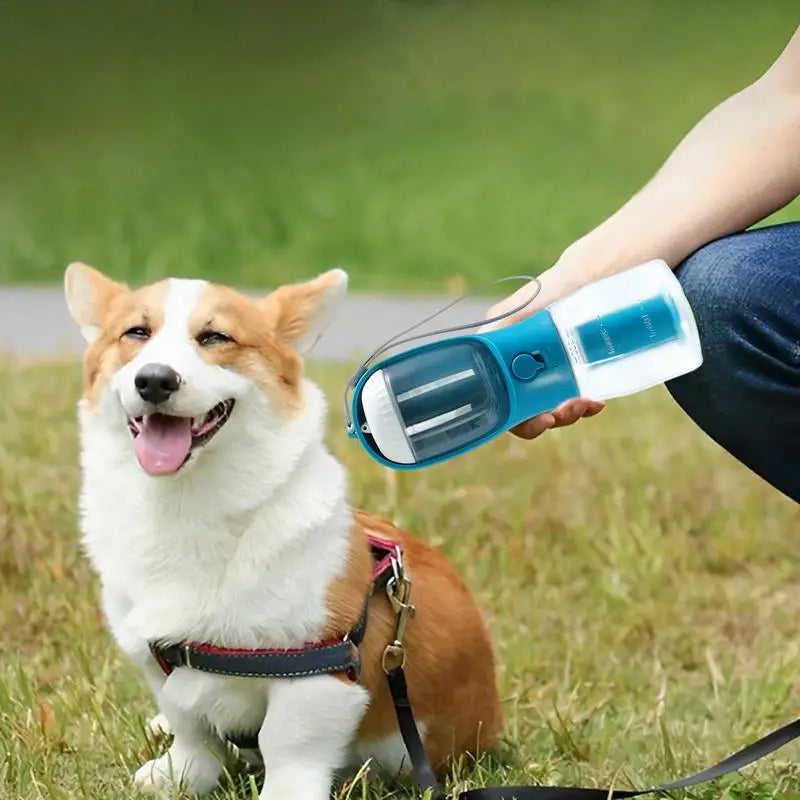 3-in-1 Portable Dog Water & Food Cup.