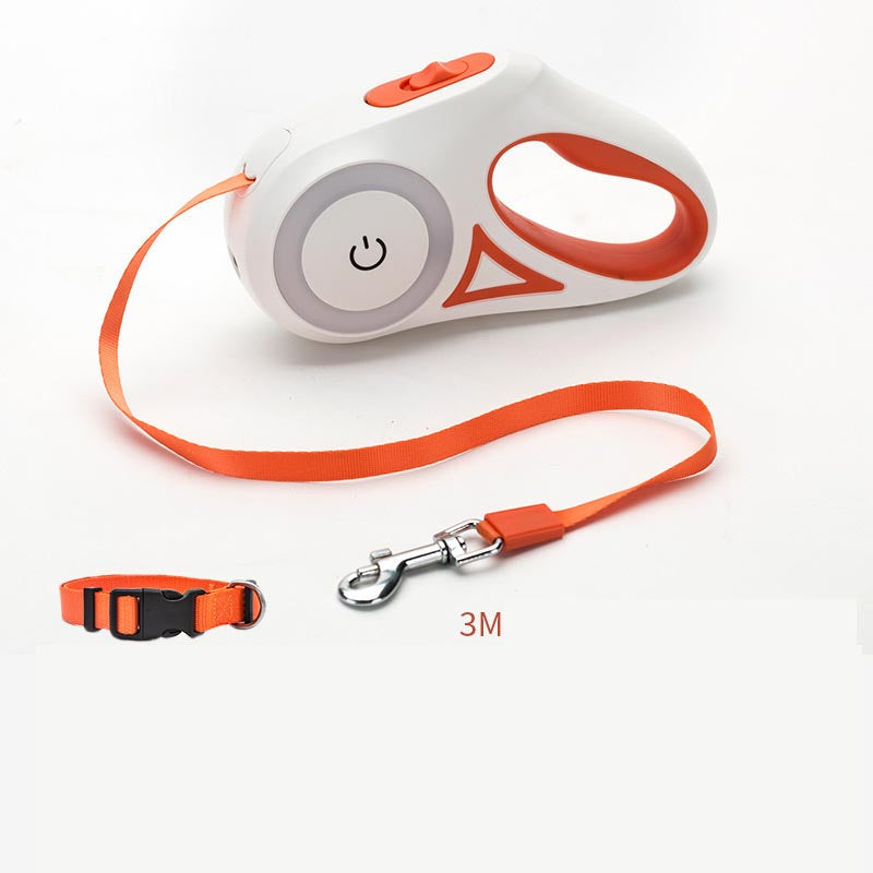 Amazing Retractable Dog Leash & Collar Set.