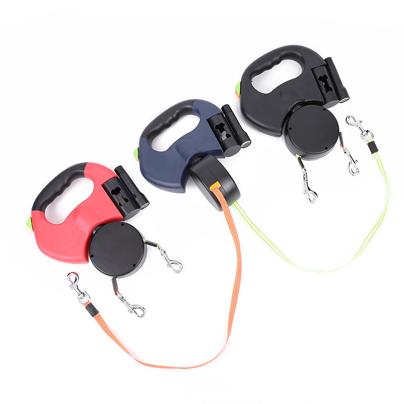 Fantastic Retractable Dual Dog Leash - Juhami Store