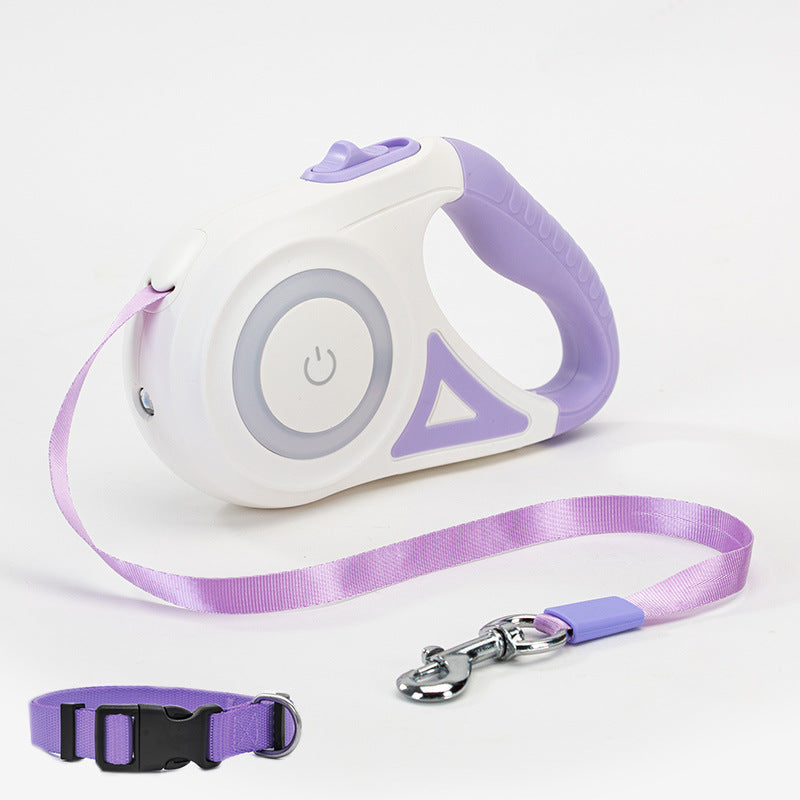 Amazing Retractable Dog Leash & Collar Set.