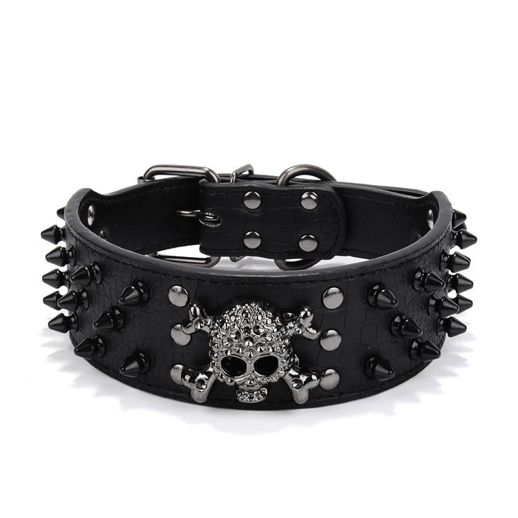 Awesome Skull Stud Dog Collar - Juhami Store